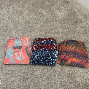 Bundle of LuLaRoe Patterned TC Leggings